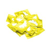 Xiuganpo Patchs D'Extensions de Cils Greffés, Support Solide pour Extensions de Cils, Tampons D'isolation en Forme de Pétale pour Artistes de (GOLD)