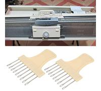 Xiuganpo Peigne de Transfert de Machine à Tricoter, 9 Aiguilles pour Outil de Transfert Lisse KH260 KH230 pour SK155, Artisanat Fin et Durable pour Accessoires Cassés