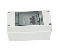 Xiuganpo Petit Disjoncteur Miniature PV DC 20A avec Couvercle Transparent pour Système D'énergie Solaire, Matériau Pa66 pour Réseau PV