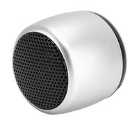 Xiuganpo Petit Haut-Parleur Mini Caisson de Basses Lourd Portable Rechargeable en Métal sans Fil pour Téléphone Tablette PC, Son Clair pour Tout Amateur de Musique, Alliage D'aluminium (Silver)