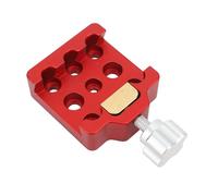 Xiuganpo Pince de Selle en Queue d'aronde pour Télescope, Base de Multifonction en Alliage D'aluminium à Haute Charge pour Télescopes et Caméras, avec 8 Trous pour des Images Plus Claires