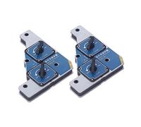 Xiuganpo Pince de Soudage, Fixation Magnétique Forte à 90 ° pour Plaque D'acier, Support de Gabarit de Soudeur 2 Pièces pour le Soudage, Applicable pour le de Tuyaux en Acier/plaques de Fer