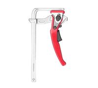 Xiuganpo Pince de Table à Cliquet de 21 Cm, Pinces de Piste de Scie Rapide en Acier chromé pour la Table MFT, pour le Luminaire du Bois, 0 à 16 Cm de Plage de Serrage