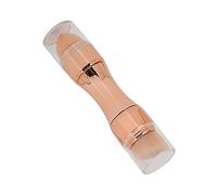 Xiuganpo Pinceau de Maquillage Compact 4 en 1, Poils Doux, Tête en éponge élastique, Ensemble D'outils de Voyage, Rangement Universel Propre et Bien rangé