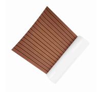 Xiuganpo Plancher de Yacht en Teck EVA Multifonctionnel Foncé/Gris Clair Plancher de Bateau Facile à Nettoyer pour L'isolation Thermique du Yacht et Un Ajustement Confortable pour (#1)