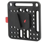 Xiuganpo Plaque de Batterie à Verrouillage en V, Plaque à Dégagement Rapide en Alliage D'aluminium pour Alimentation D'appareil Photo, Compatible avec Toutes Les Batteries à Port V, Adaptée à