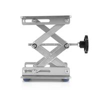 Xiuganpo Plateforme de Laboratoire Levage Acier Inoxydable | Support de Ciseaux, Hauteur Réglable 70-250 Mm, Résistant à la Rouille, Pratique, pour Laboratoires de Biologie, Chimie
