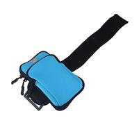 Xiuganpo Pochette de Bras de Course Sportive en Néoprène avec Trou pour écouteurs pour Le Jogging et l'exercice, Doubles Poches pour Téléphone et Clés, s'adapte au Bras en Toute sécurité, pour Les