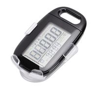 Xiuganpo Podomètre à Capteur 3D, Podomètre de Marche avec Clip Grand écran, de Course pour Personnes âgées, Clip de Taille Portable, Mémoire de Consommation de Calories