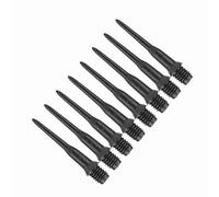 Xiuganpo Pointe de Fléchettes en Plastique de Remplacement, 100 Pièces, | Aiguille de fléchettes PC durable, filetage de 4,5 mm, pour fléchettes électroniques, noire