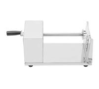 Xiuganpo pommes de Terre Machine de Découpe en Spirale Efficace en Acier Inoxydable pour Frites Torsadées Collations Végétariennes pour Maison Restaurant Hôtel Argent 26,5 X 12 X 14 Cm [Outils de
