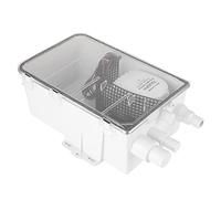 Xiuganpo Pompe de Douche DC 12 V/24 V, Pompe de Puisard de Douche 750 GPH avec Entrées Multiples, Couvercle Transparent à Clipser, Facile à Utiliser et à Nettoyer, Système de de (12V)
