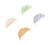 Xiuganpo Porte-clés PVC Translucide en Forme de Ravioli, 2,36 Pouces, (4