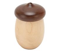 Xiuganpo Porte-cure-dents en Bois, Conteneur en Forme de Gland, Structure Arrondie de 8cm, Distributeur en Bois écologique pour Bureau, Restaurant, café à Domicile