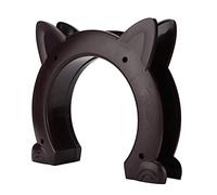 Xiuganpo Porte de Passage pour Chat, Porte Intérieure en Plastique Résistant à l'usure avec Un Joli Design en Forme d'oreille pour la Maison, Matériau ABS, 8,9 X 10,4 X 2,2 Pouces, Convient aux