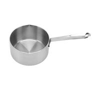 Xiuganpo Pot à Lait Classique en Acier Inoxydable avec Double Bec Verseur, Idéal pour Cuire les Sauces et Faire Fondre le Beurre (500ML)