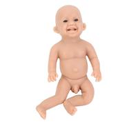 Xiuganpo Poupée bébé en Silicone, Poupée Miniature en Silicone Ultra Doux de 6 Pouces pour Les Tout-Petits, bébé Câline Douce avec Une Apparence Réaliste et Un Visage Toujours Souriant pour Le Rôle