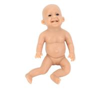 Xiuganpo Poupée bébé en Silicone, Poupée Miniature en Silicone Ultra Doux de 6 Pouces pour Les Tout-Petits, bébé Câline Douce avec Une Apparence Réaliste et Un Visage Toujours Souriant pour Le Rôle
