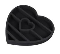 Xiuganpo Présentoir en Cristal en Bois Durable en Forme de Cœur, étagère Flottante Murale Romantique pour Décoration de Salon et de Chambre à Coucher 11,81 X 11,02 X 1,57 Pouces