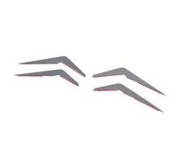 Xiuganpo Prive de Pare-Chocs Avant Prise de Lumière Canard, Amélioration de la Puissance d'air Améliorée du Revêtement de Ventilation d'air Canard 4pcs pour X5 G05 LCI M Sport 2023 et Plus Tard