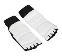 Xiuganpo Protège-Pieds de Taekwondo, Support de Cheville étendu de 22 Cm, Protection de Cheville pour Kickboxing, Coussin de sécurité pour Arts Martiaux avec Rembourrage en Mousse EVA pour Adultes