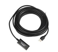 Xiuganpo Rallonge USB Mâle vers Femelle 480 Mbps Câble D'extension USB à Transmission Stable de 10 M pour Clavier de Souris, Cordon D'extension Actif Durable pour Le Travail de Bureau