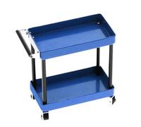 Xiuganpo RC Tools Trolley, High Simulation Mobile Workshop RC Tools Cart, Storage Rack pour 1/8 1/10 /12/16 Échelle Car Modèle Accessoires de Voiture (BLUE)