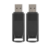 Xiuganpo Récepteur Dongle USB VR pour Contrôleurs Vive et Valve Index, Adaptateur USB Plug and Play sans Fil pour PC VR Gaming, Paquet de 2 Compact et Léger (Noir Transparent)