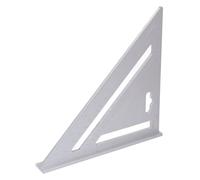 Xiuganpo Règle en Aluminium 7 Pouces, Noir Mat, équerre de Menuiserie | Table de chevrons gravée, pour le marquage, la mise en page, le dessin, le guide de scie, les projets d\'encadrement