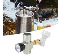 Xiuganpo Régulateur de CO2 de Haute Précision, en Aluminium et Cuivre Durable, Chargeur de Déconnexion de Gaz 0-60 PSI pour équipement de Brassage de Bière à Domicile