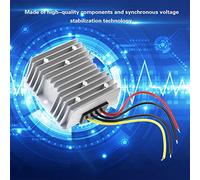 Xiuganpo Régulateur de Convertisseur DC-DC Haute efficacité 12 V à 24 V pour Alimentation électrique des Véhicules, étanche pour Une Utilisation en Extérieur