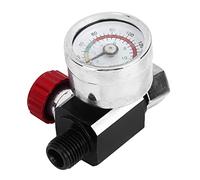 Xiuganpo Régulateur de Pression d'air G1/4 140 PSI avec Jauge pour Pistolet Pulvérisateur, Sableuse, Pulvérisateur HVLP, Coupeur Plasma, Valve de Contrôle Précise du Débit d'air pour de Peinture,