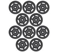 Xiuganpo Remplacement Universel de Roue de Poulie à Roulement en Nylon de 95MM, Stable et Sûr pour Un Usage Professionnel et Personnel, Facile à Installer, 10 Pièces