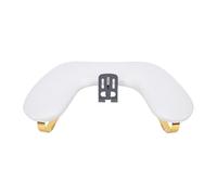 Xiuganpo Repose-bras pour Ongles avec Support de Téléphone Réglable, Support Ergonomique pour Salon de Manucure, Repose-main en Cuir PU en Forme de U pour Nail Tech (WHITE)