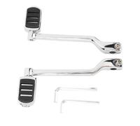 Xiuganpo Repose-pieds de Changement de Vitesse au et aux Orteils, Pédales Chromées Accrocheuses pour Tricycle de Tourisme, en Alliage de Zinc, 2 Pièces