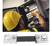 Xiuganpo Résistance de Shunt D'ampli de Courant 50A/100A 75mV FL-2, Outil de Protection pour Ampèremètre, Haute Précision pour la de la Puissance, pour les Amateurs de Bricolage (100A)