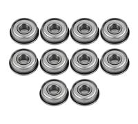 Xiuganpo Roulements à Billes à Bride de 8 Mm pour équipements Mécaniques et Jouets - Roulements Miniatures en Acier de Haute qualité, Paquet de 10 Pièces