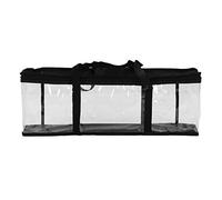 Xiuganpo Sac de Rangement D'Outils en PVC Imperméable, Organisateur Transparent à Fermeture éclair de Grande capacité pour L'entretien, Sac de Voyage pour Outils et Cosmétiques Matériau: PVC