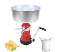 Xiuganpo Séparateur Centrifuge de Crème de Lait, Séparateur de Crème Manuel à économie D'effort, de Lait de Vache en Alliage D'aluminium Transformant le Cru ou Entier en