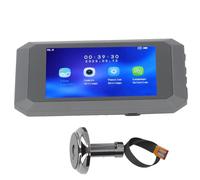 Xiuganpo Sonnette Vidéo, Visionneuse Vidéo à écran Couleur de 3,97 Pouces, Caméra Judas 1080P avec Grand Angle de 135 ° et Lumière de Remplissage Infrarouge, Sonnette Visuelle pour la