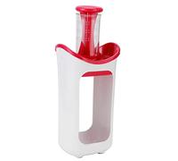 Xiuganpo Station de Presse-agrumes Portable pour Enfants, Presse-agrumes de Purée de Fruits, Système de Presse et de Stockage pour la Cuisine Domestique, Matériau ABS Bleu (Rose rouge)