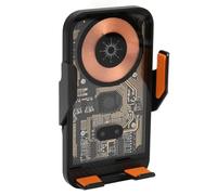 Xiuganpo Support de Chargeur de Voiture sans Fil avec Capteur Intelligent et Bouton Tactile pour Un Chargement sans Effort, Compatible avec la Plupart des Smartphones dans Les Voitures (C10)