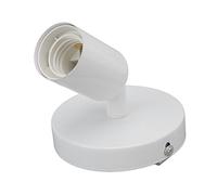 Xiuganpo Support de Lampe Murale Réglable Moderne E26 E27 pour Vitrine de Salon de Chambre à Coucher, Base en Fonte Durable pour Ampoule de Calibre E27 E26, Installation et Utilisation Faciles (WHITE)