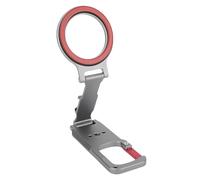 Xiuganpo Support de Téléphone Magnétique, Support de Téléphone Pliable en Alliage D'aluminium, Rotation avec Port de Chaussure Froide à Vis de 1/4 de Pouce, Rotation à 360 Degrés