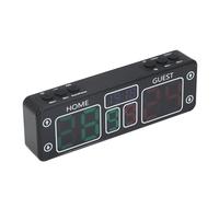 Xiuganpo Tableau de Bord électronique LED Tableau de Bord Numérique Rechargeable Magnétique Tactile à 10 Chiffres, Portable avec Compte à Rebours, pour Salles de Jeux, Jardin, Cours de Gym (Black)