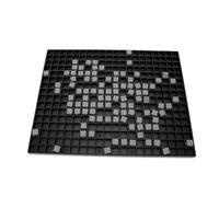 Xiuganpo Tableau D'enseignement des Mathématiques en Braille avec Lignes | Points en Relief, 100 Cubes pour Salle de ide aux Malvoyants, Prend en Charge L'orientation Spatiale pour