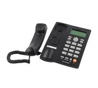 Xiuganpo Téléphone à Identification de L'appelant à Domicile, Appel Mains Libres, Téléphone Fixe, Son Clair, Fonction de Sourdine de Numérotation Abrégée, pour Hôtel de Bureau à Domicile, Anglais