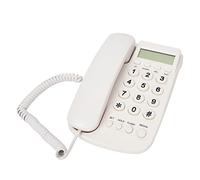 Xiuganpo Téléphone Professionnel D'hôtel Précis, sans Identification de L'appelant, avec Fonction Flash pour Placement sur Bureau ou au Mur, Téléphone Familial à économie D'énergie pour Bureau