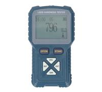 Xiuganpo Testeur Numérique de dureté des Métaux, Duromètre Portable Leeb avec Batterie Rechargeable, écran LCD pour Acier, Fonte, Alliage D'aluminium, Laiton, Tests sur le Terrain en (Prise UE)