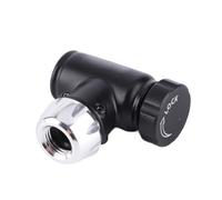 Xiuganpo Tête de Gonflage de Valve de Vélo, Mini Pompe à Cartouche de CO2 Portable, Outil de Gonflage à Bille avec Contrôle de Buse d'air pour Pneus Rapides pour Cyclistes